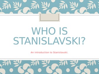 An introduction to Stanislavski