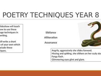 Alliteration, assonance and sibilance