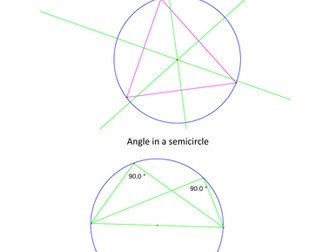 Circle Theorem - Multiple Theorems