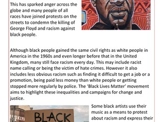 Ks3 Music Black Lives Matter Remote Learning