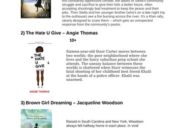 Books on Race for children/YA