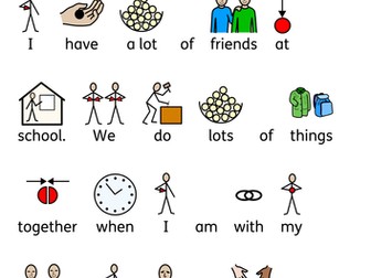 Sharing with my friends social story