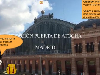 Virtual  railway trip to Spain