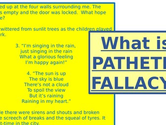 What is Pathetic Fallacy?