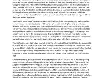 RS - Kantian Ethics A* Essay - AS Level