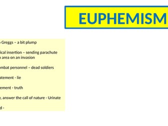 What  is a EUPHEMISM?