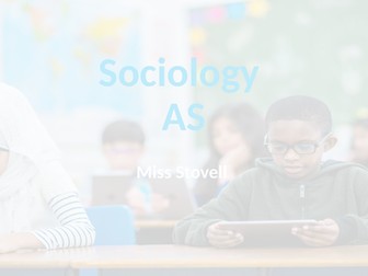 Sociology Introduction - Education - AQA