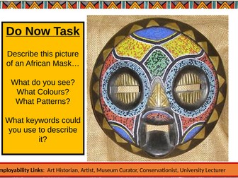 KS3 African Masks - Full SoW
