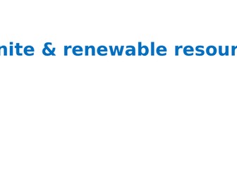 AQA C14 The Earth's resources