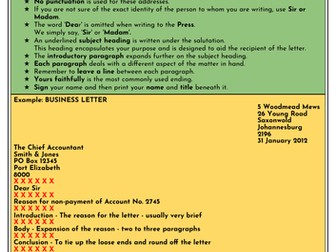Formal Letter