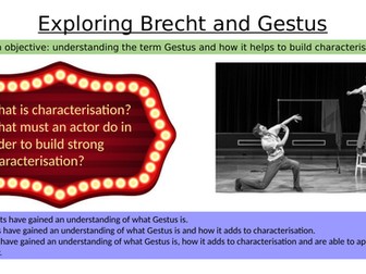 Introducing Bertolt Brecht and Gestus
