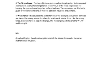 AQA A Level Physics Particles
