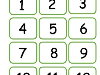 Numbers and words 1- 100