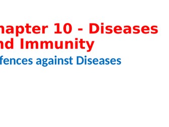 IGCSE Biology Chapter 10 - Diseases and Immunity