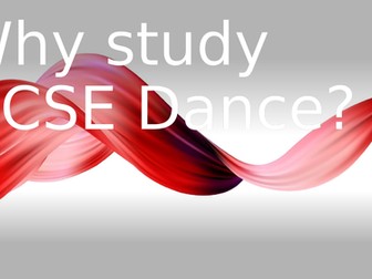 Why study GCSE Dance?