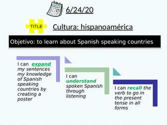 hispanoamerica Mira 2- culture lesson for ICT