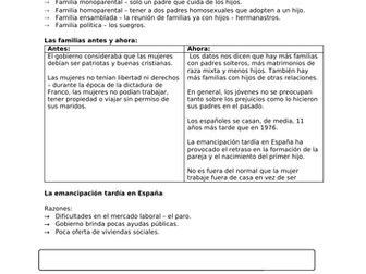 Spanish AQA A Level A04 Notes