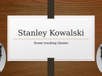 Streetcar Named Desire- Stanley Kowalski Analysis