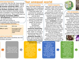 KS3 our unequal world