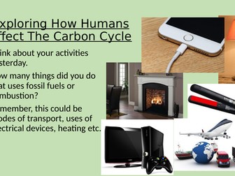 KS3 How Humans Affect the Carbon Cycle