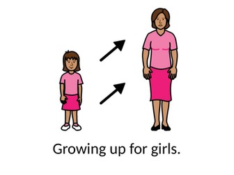 Growing Up for Girls Social Story