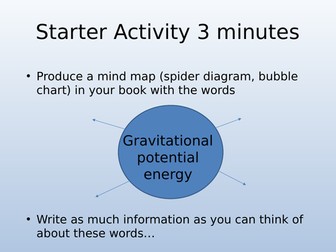 AQA Trilogy Science Energy Topic