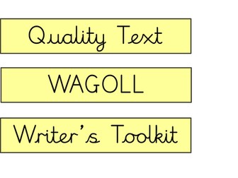 English Working Wall