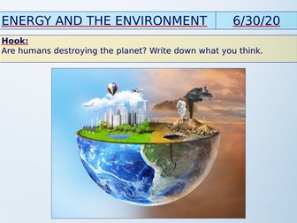 P3.4 Energy and the environment