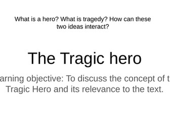 Tragic Hero - Othello A Level AQA Literature