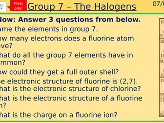C2.4 Group 7 - The Halogens