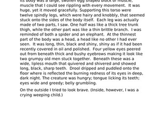 Creature Description WAGOLL using Alan Peat's Exciting Sentences