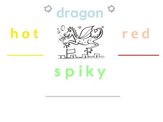 Dragon Phonics Writing Sheet