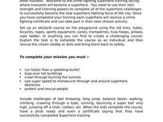 Superhero engage day planning