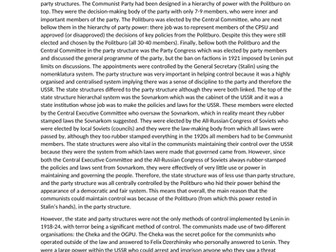 A Level Communist Russia Essay