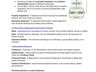Economics AS Revision Notes (AQA)
