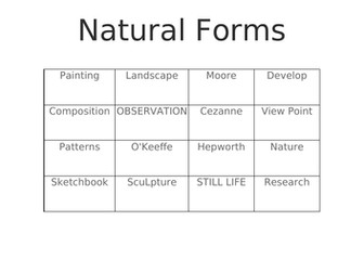 Natural Forms Starters