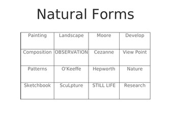 Natural Forms Starters