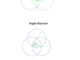 Constructions - Angle and Perpendicular Bisectors
