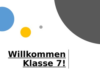 Mein Stundenplan und die Schulfächer