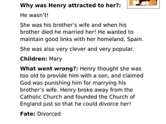 Henry VIII: Who were his six wives?