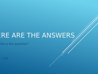 What Is The Question? Creative iMedia - R081 - LO2