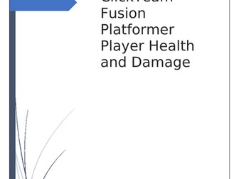 Clickteam Fusion Platformer Tutorial - Player health and damage