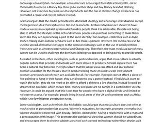 Culture and identity model answers