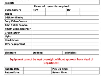 TV, Film and broadcast: Pre-Production and Post-Production Template pack