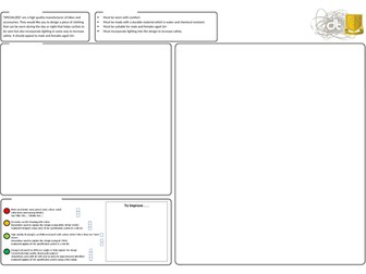 Design challenge sheets