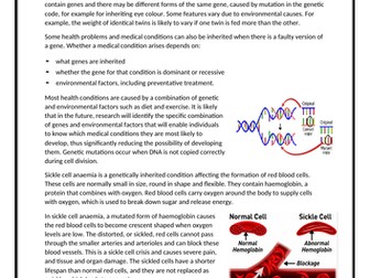 H&SC, Unit 8: Promoting Public Health -  Learning aims A&B