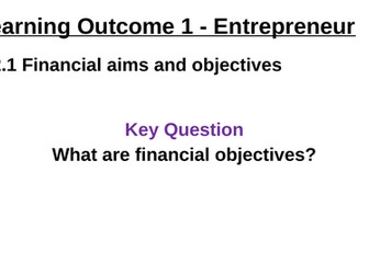 NCFE Level 1/2 Technical award in Business and enterprise