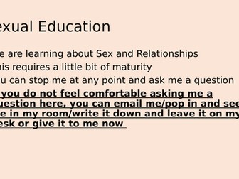 PSHE Sex Education: Porn and Images