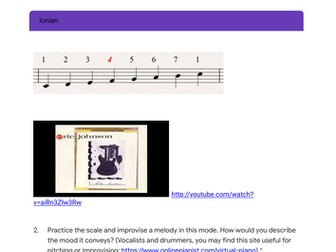 Introduction to Music Modes