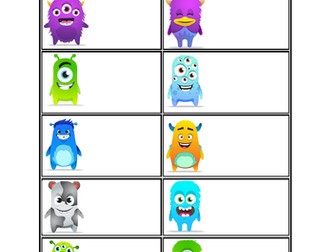 Class Dojo tray/peg labels